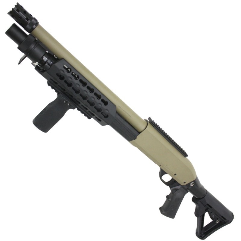 CYMA ベネリM3 KEYMOD M-STOCK フルメタルショットガン TAN | エアー