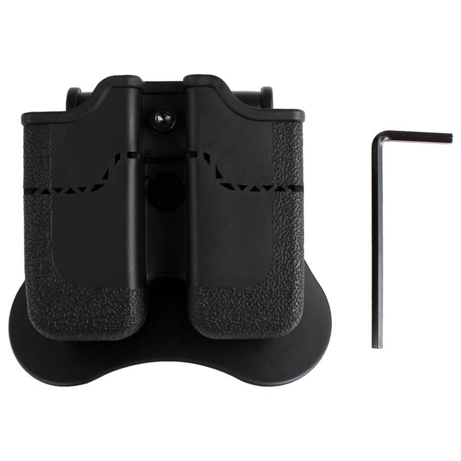 AMOMAX PX4/USP等用 ダブルマグポーチ BK