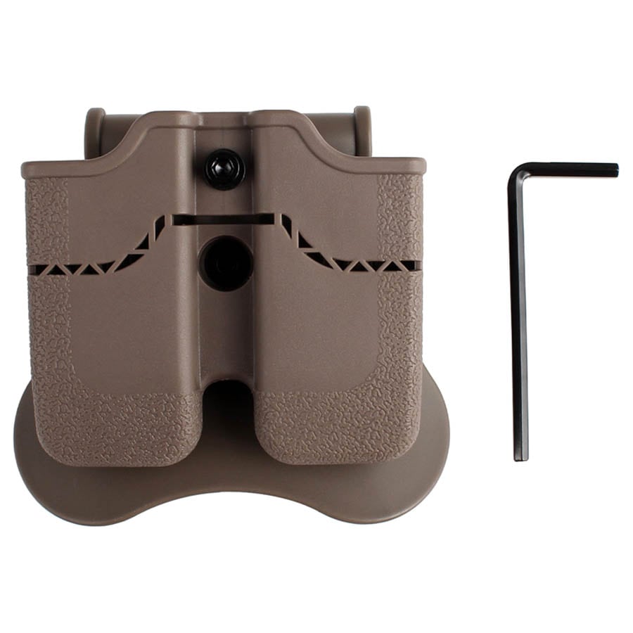 AIP IPSC カーボンベルト M BK & AMOMAX マガジンポーチ2個 AIP-PO-01 AIP マルチアングル スピードマガジンポーチ