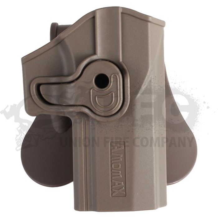 【限定特価】AMOMAX SIG P320 Carry用 パドルホルスター右 FDE