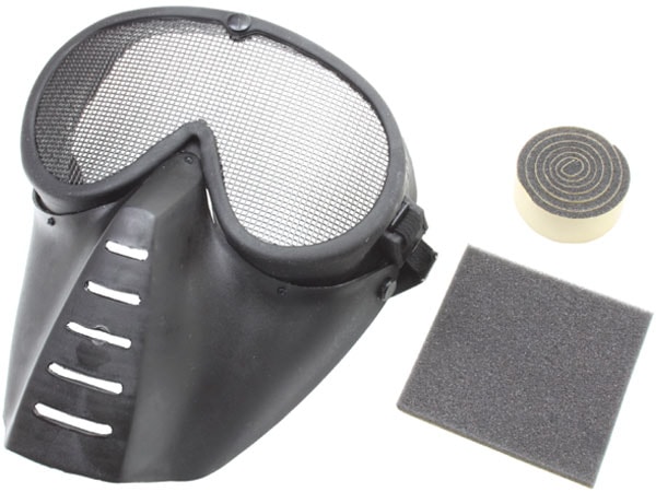 サンセイ　マスク＆ゴーグル 丸メッシュ BK ≪SG-5B≫