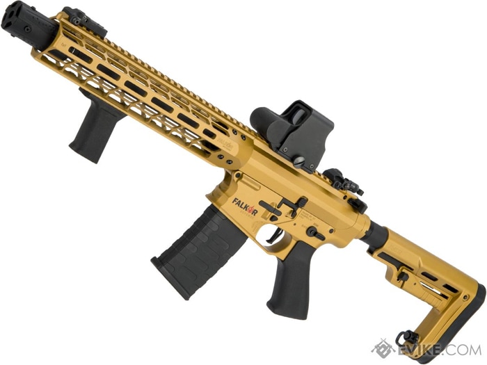 EMG Falkor AR-15 BLITZ SBR フルメタル電動ガン GOLD | 電動ガン本体