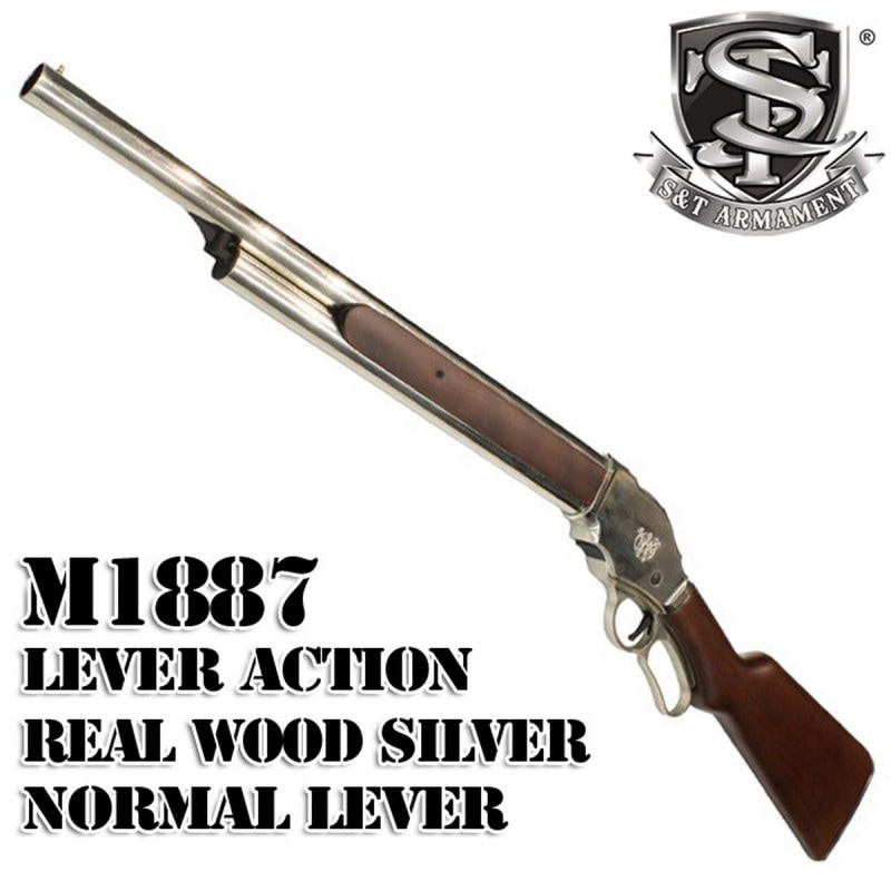 マルシン M1887 メアーズレッグ/6mm/MBK/HW/木製ストック仕様