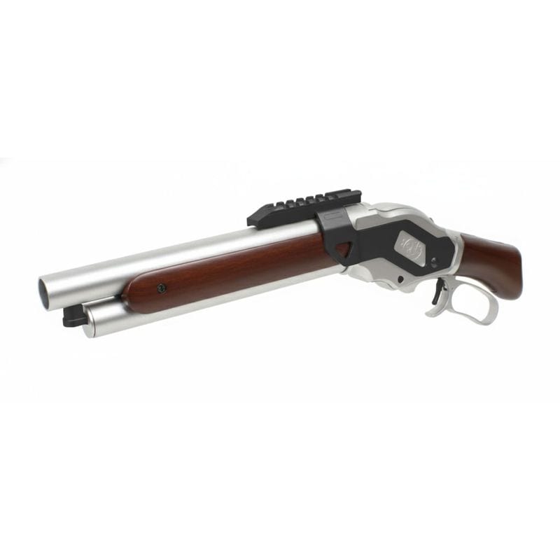 【3月頃入荷予約】S&T ウィンチェスター Ｍ1887 ワイルドカード ガスショットガン リアルウッドSV レールカスタムセット（排莢式）