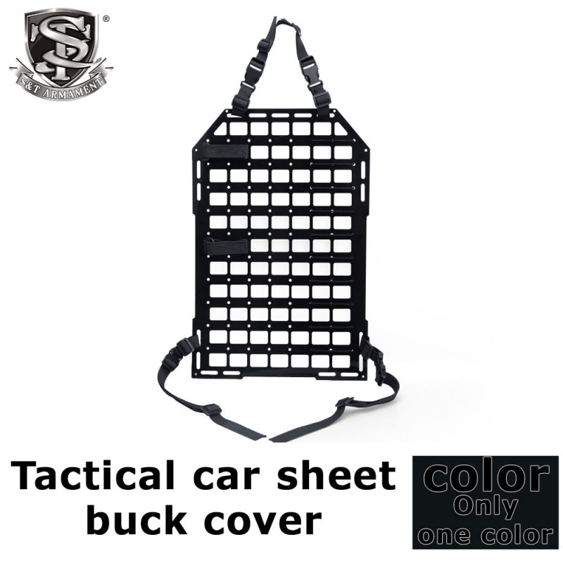 【在庫処分】 タクティカル カーシートバックカバー BK