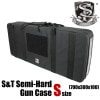 【決算セール!!8/20まで】S&T セミハードガンケース Sサイズ V2 BK(700x300x100)