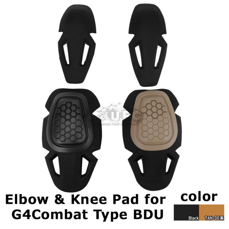  G4 Combatタイプ BDU用 エルボー&ニーパッド TAN