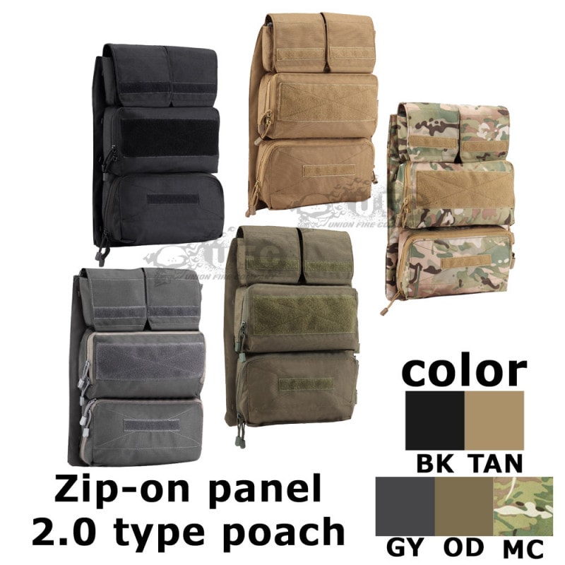 UFC Zip-On パネル2.0タイプ ポーチ（各カラーあり）