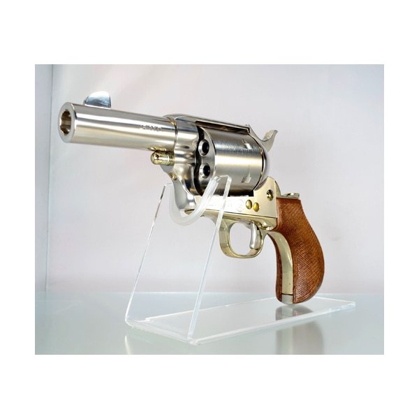タナカワークス Colt SAA 1st バードヘッドグリップ ノンフルートシリンダー べロアーニッケルフィニッシュDX 3インチ（ガスガン リボルバー 本体）