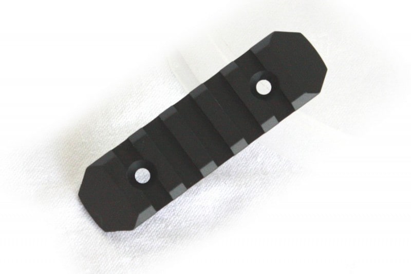KEYMOD & M-LOK対応 20mmレール BK 5Slot