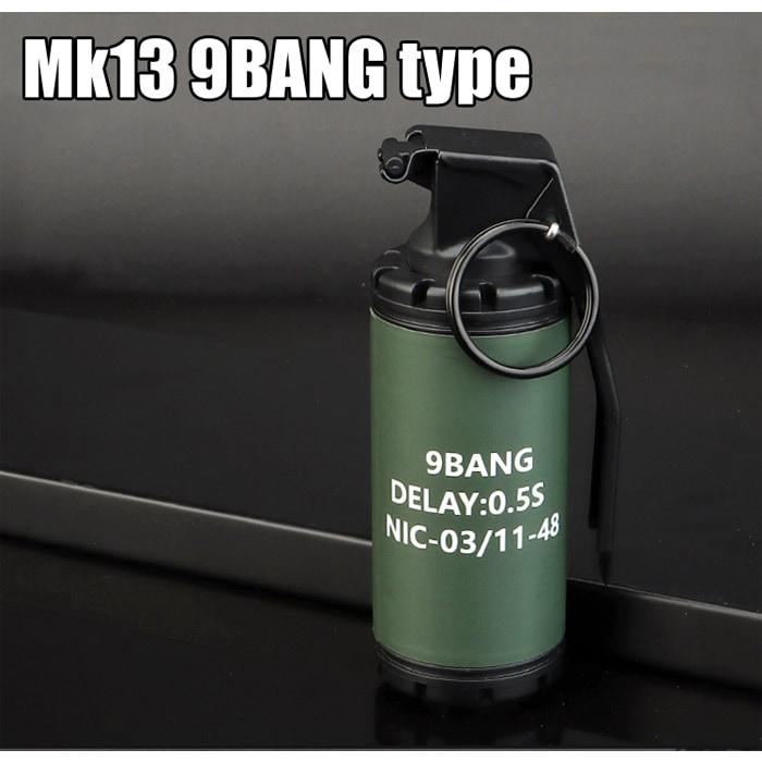 【決算セール!!8/14まで】WOSPORT Mk13 9BANGタイプ ダミーフラッシュバン