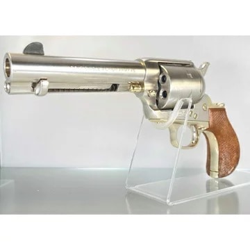 タナカワークス Colt SAA 2nd バードヘッドグリップ ノンフルートシリンダーDetachable ベロアーニッケルフィニッシュDX 4_3/4インチ