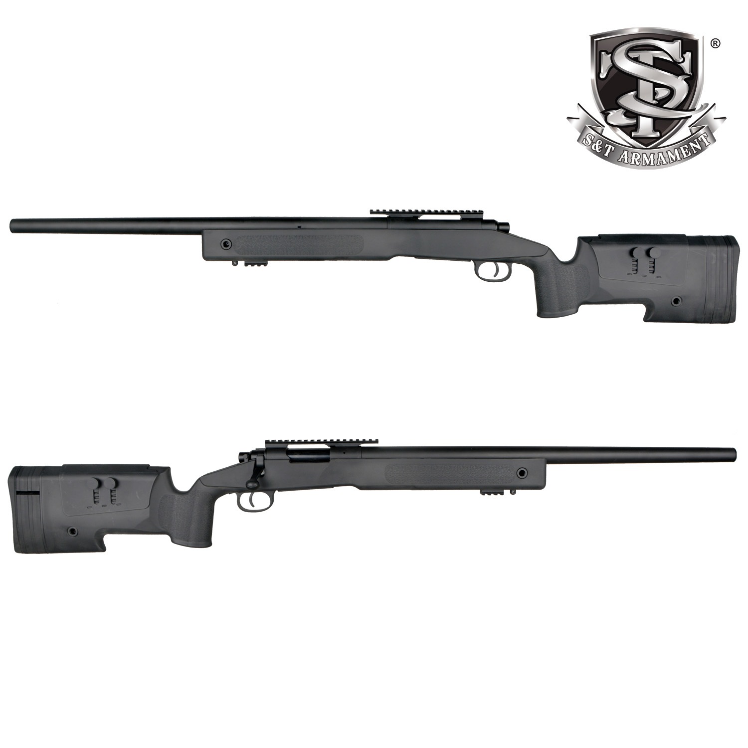 【2019年お正月特別価格！本体】S&T M40A3 エアーコッキング ライフル BK 限定特価S\u0026T M40A3 エアーコッキング ライフル BK(無刻印)180日間