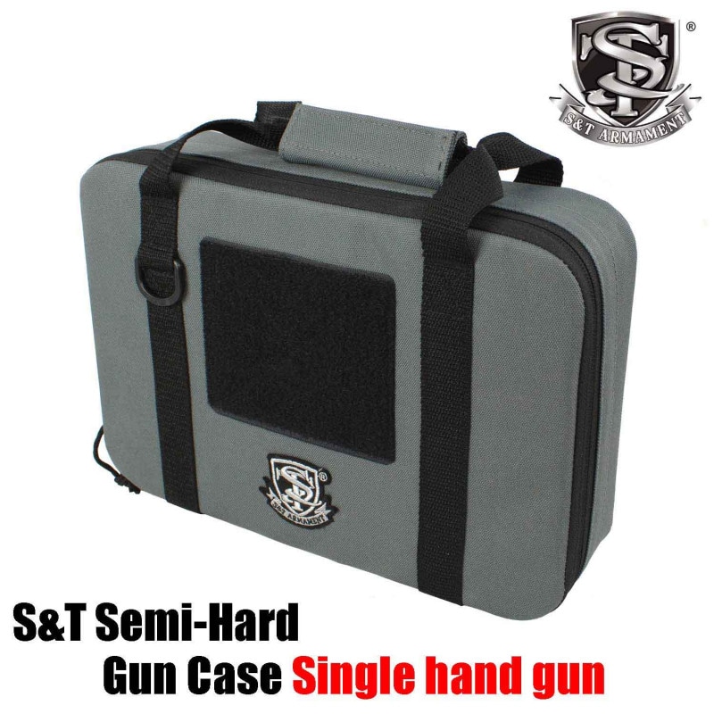 S&T セミハード シングルハンドガンケース  GREY