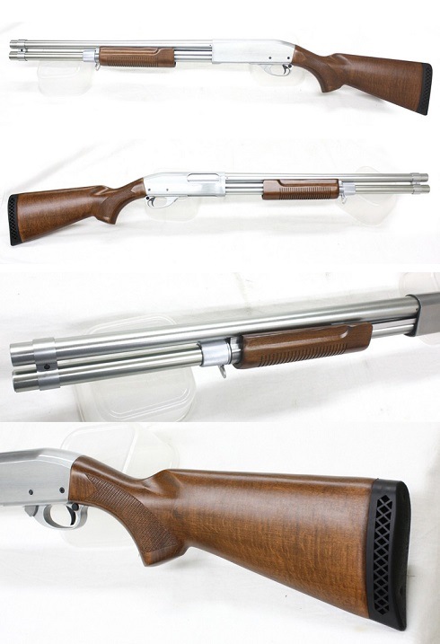 お*な様 M870 S&T M870 ロング リアルウッド エアーショットガン(SUPER MAGNUM刻印