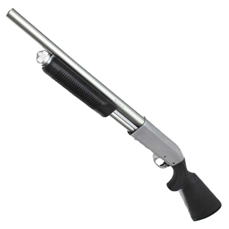 S&T M870 ミディアム エアーショットガン(SUPER MAGNUM刻印)SV/BK【180日間安心保証つき】