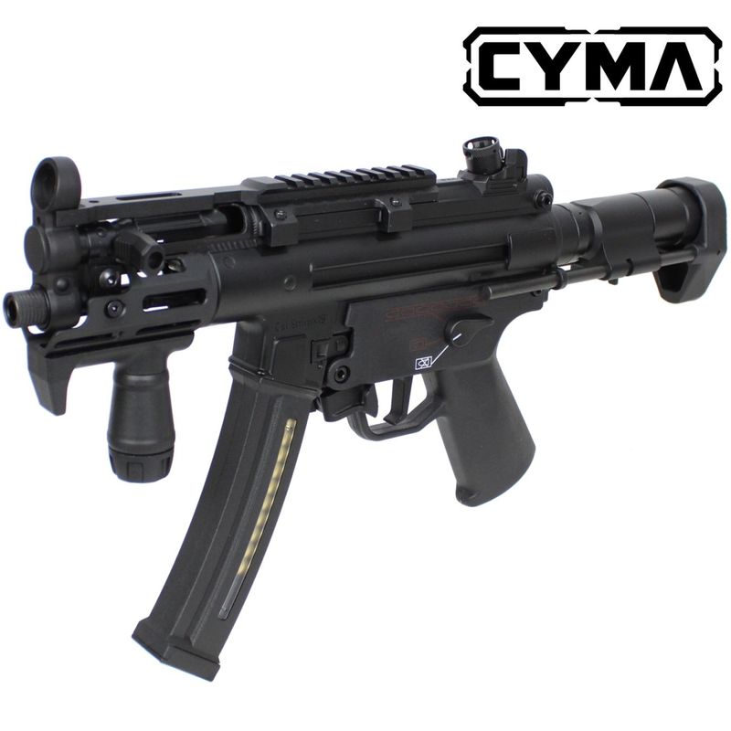 CYMA Enhanced MP5K PDWストック フルメタル電動ガン(E-Shooter)