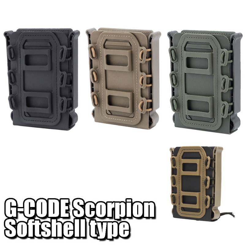 WOSPORT Scorpionタイプ 5.56/7.62 マガジンポーチ(各カラーあり)