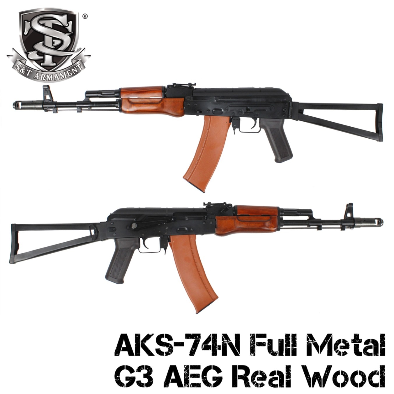 S&T AKS-74N フルメタル G3電動ガン リアルウッド【180日間安心保証つき】