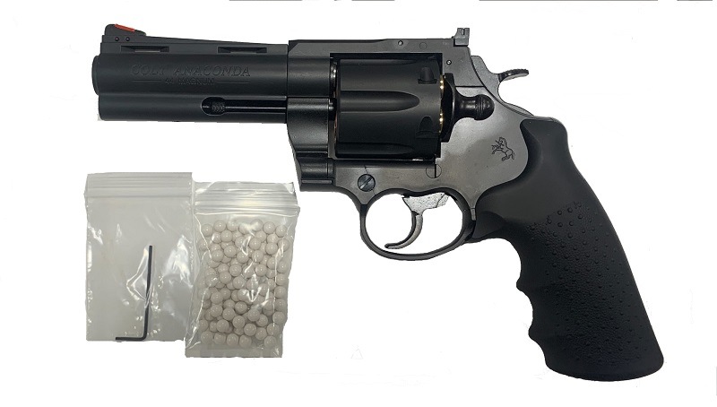 マルシン コルトアナコンダ 4インチ/ABS/HOGUEグリップ/マットブラック