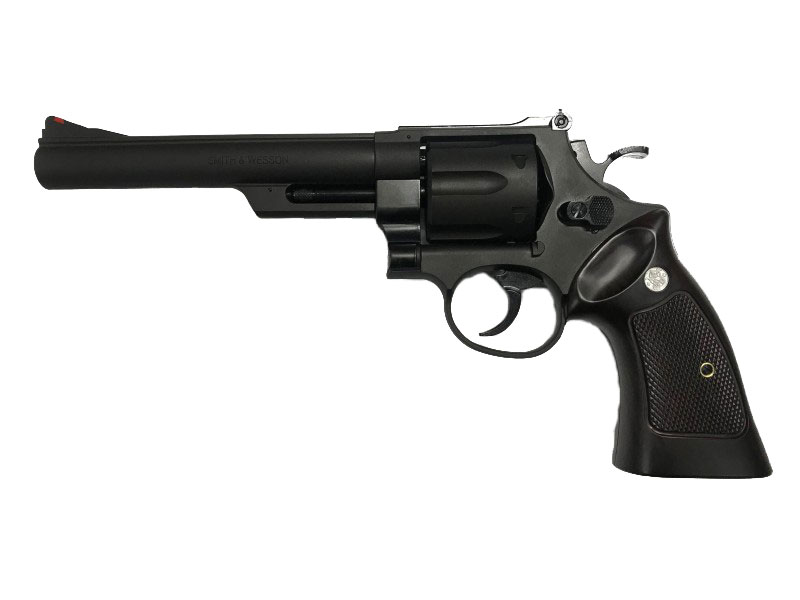 マルシン M29 ABS 6.5インチ/ハーフチェッカー木製グリップ マットブラック
