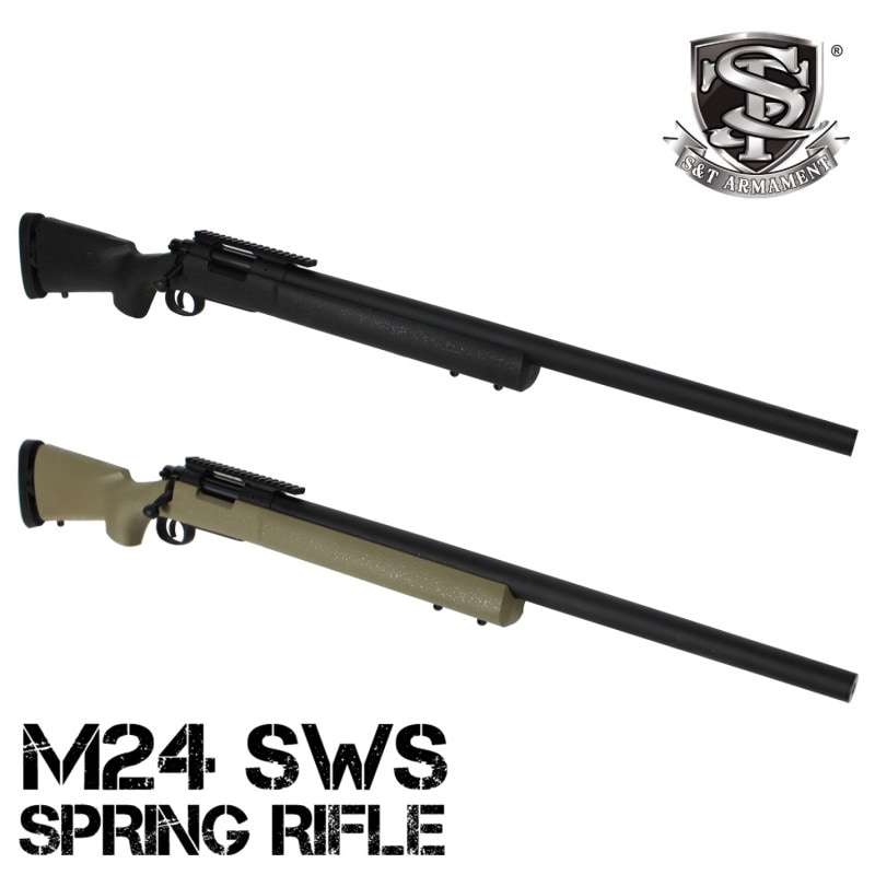 S&T M24 SWS スポーツライン エアーコッキング ライフル TAN(エアー