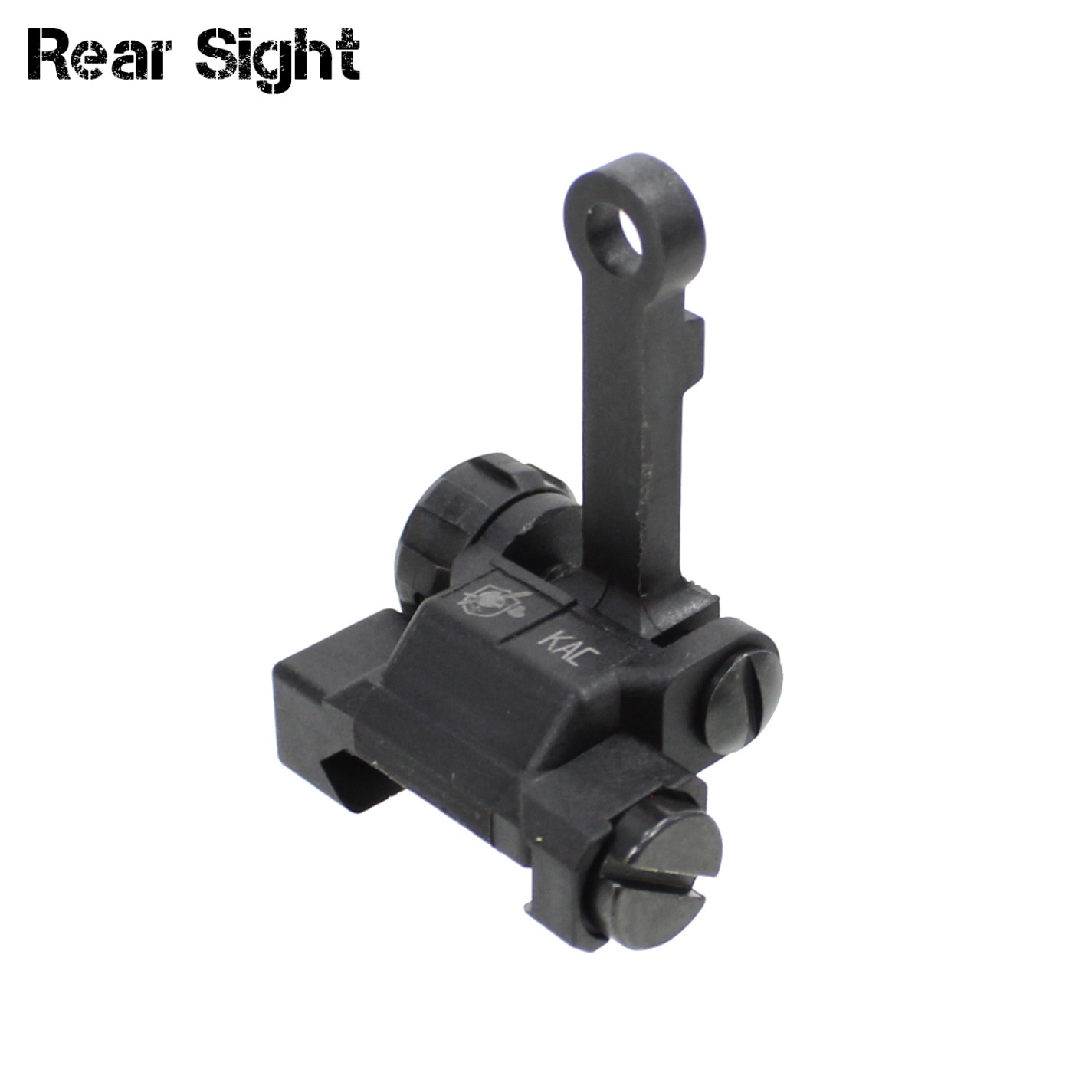 S&T KACタイプ 200-600M ナイロン製　Folding リアサイト BK