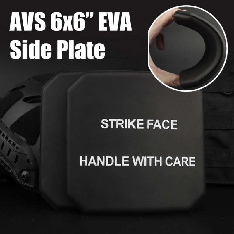 WOSPORT AVS 6x6 インチ EVA サイドプレート 2ps BK