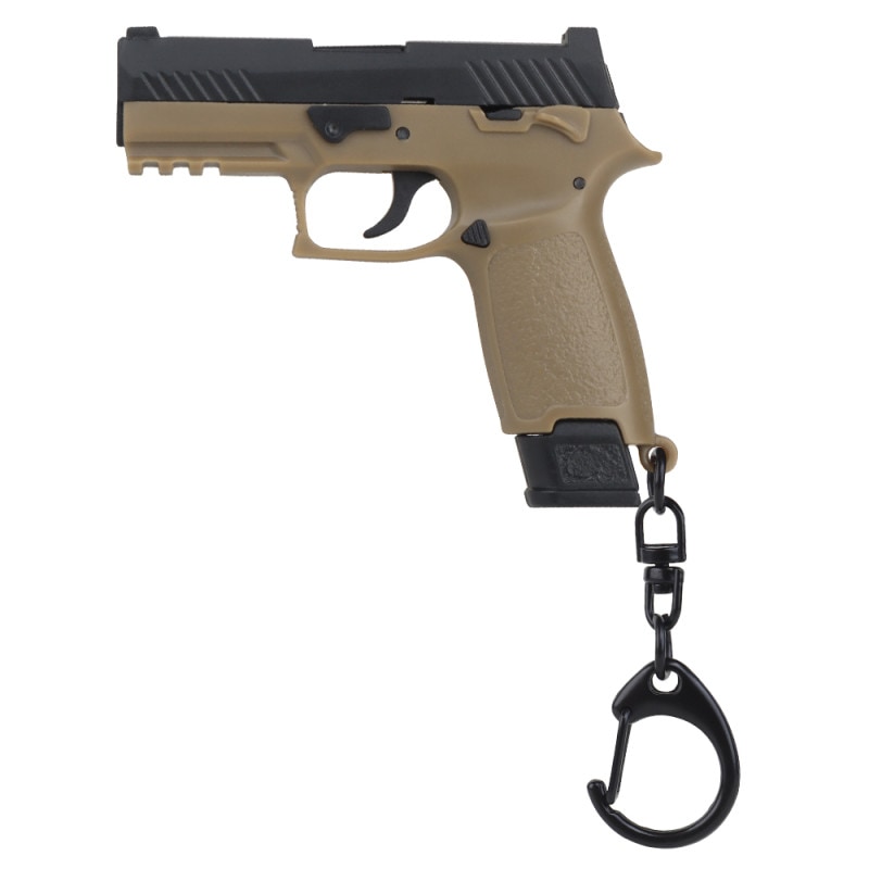 1/4スケール P320-M18 キーチェーン BK-Tan