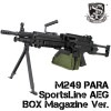 S&T M249 PARA BK スポーツライン電動ガン Boxマガジン仕様【180日間安心保証つき】