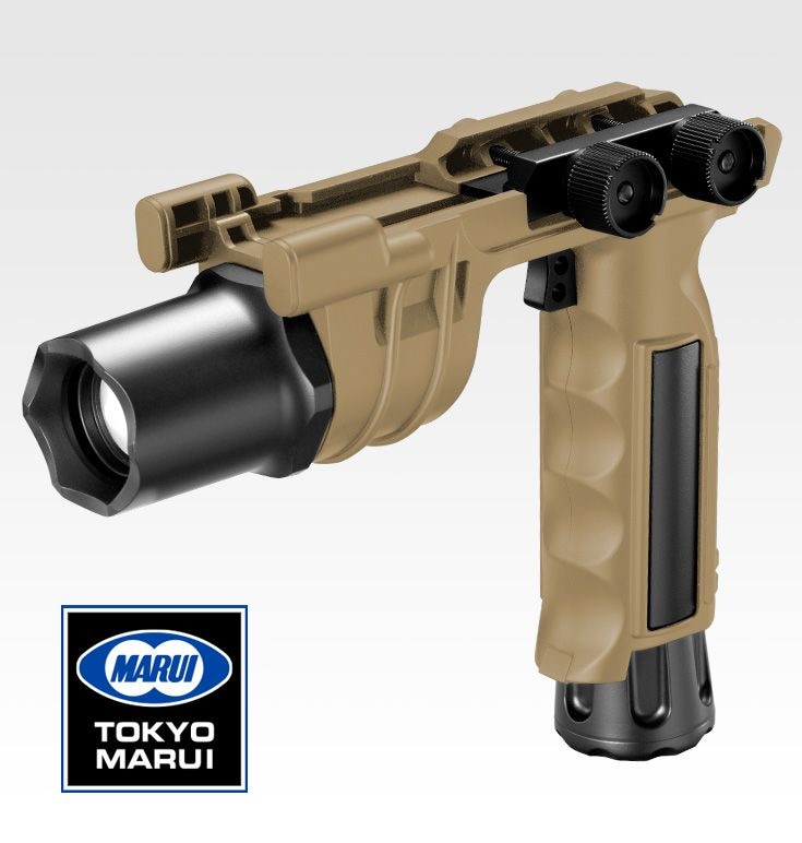 【メーカー別セール・国産商品】東京マルイ　電動ガンボーイズ　18mmレイル用グリップライト フラット・ダークアース