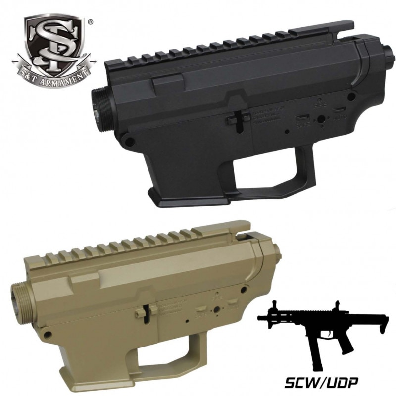 S&T ANGSTADT ARMS SCW/UDP G3 AEG用メタルフレーム TAN