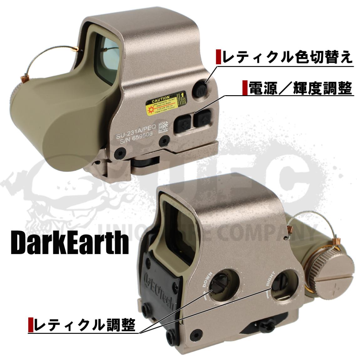 EOTech EXPS3 SU-231Aタイプ EOTech EXPS3-0 SU-231A/PEQ 68 MOA Ring & MOA Single Dot in
