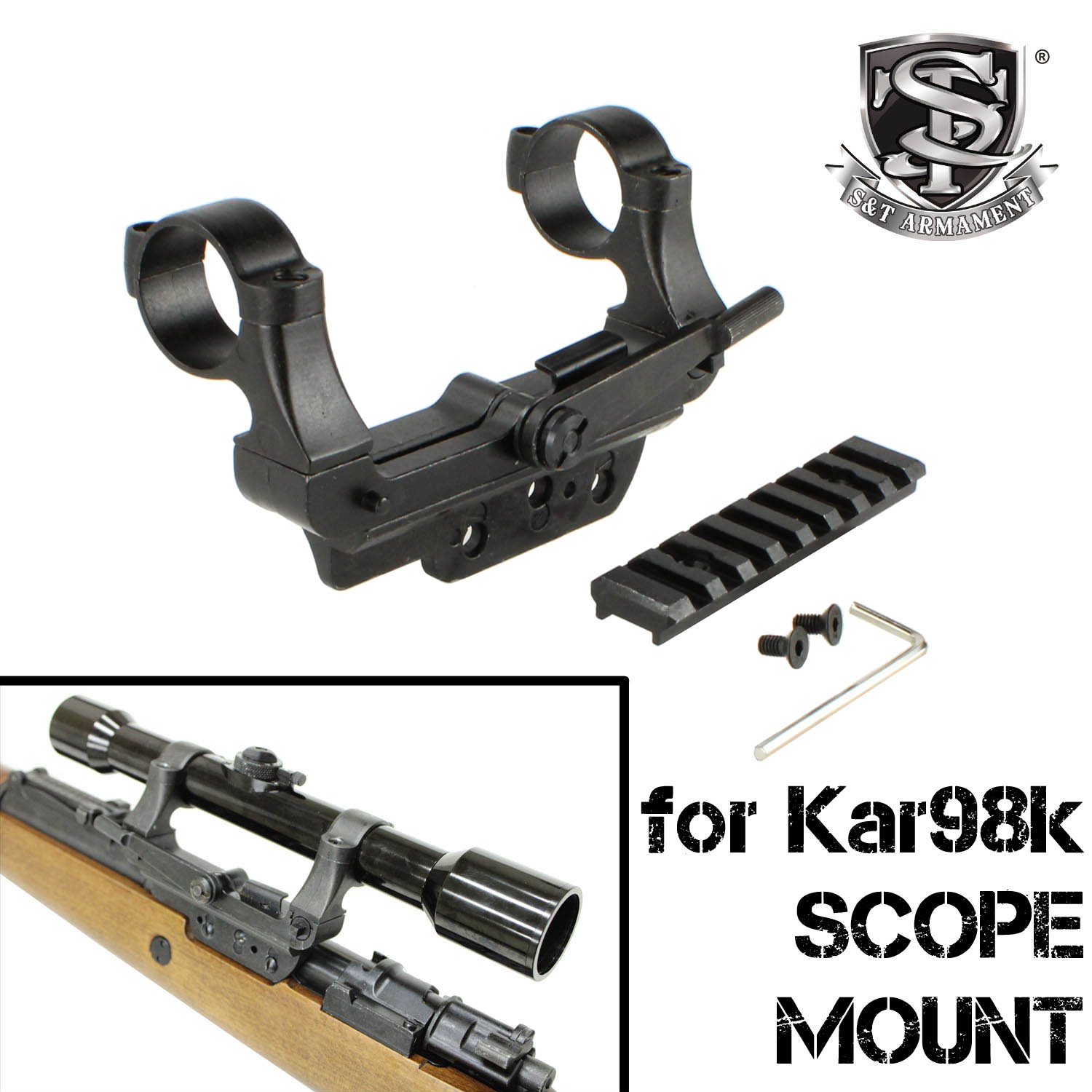S&T Kar98k(SPG18)用 20mmレール付 ZF39マウント | メーカー別