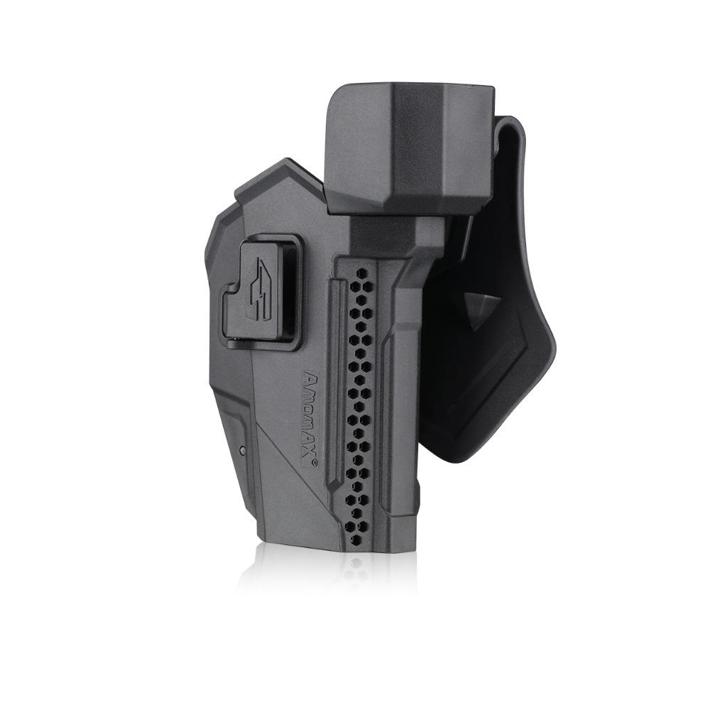 AMOMAX Glockシリーズ用 ドットサイト対応 パドルホルスター BK
