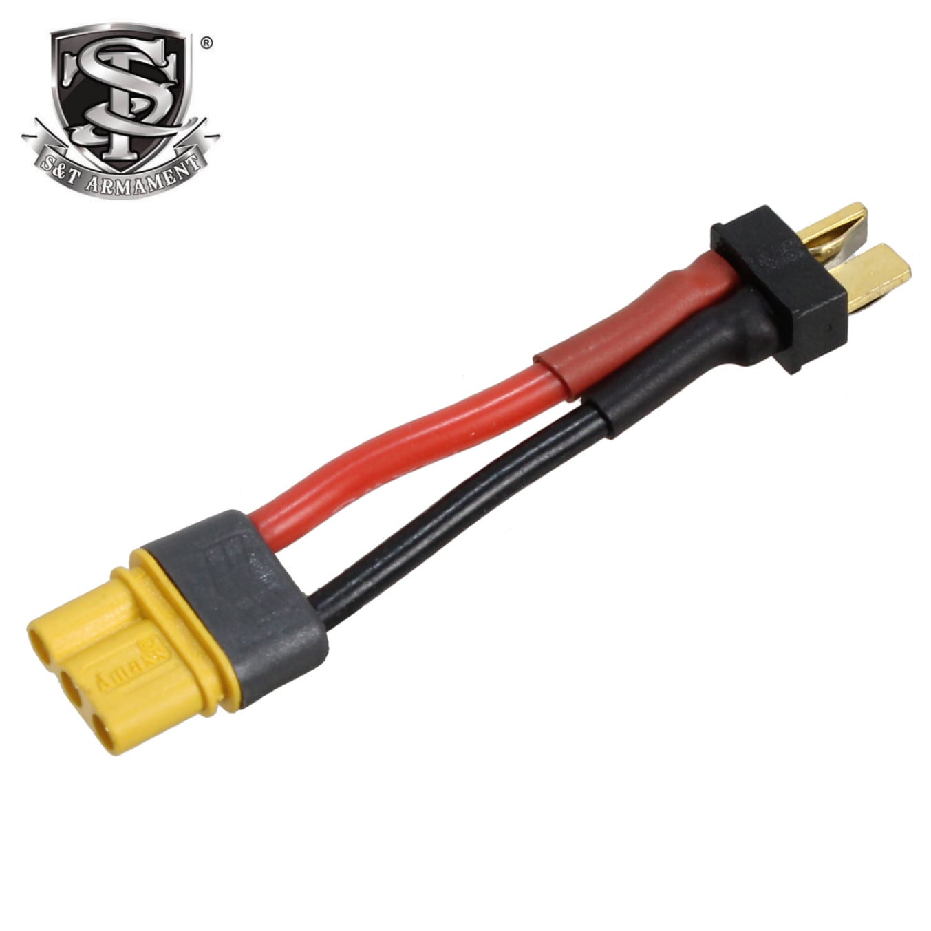 【5月22日入荷】S&T バッテリー変換コネクター(MR-30オス/ミニT型オス）