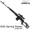 AGM SVDドラグノフ フルメタル エアーコッキング　BK【SVDスコープ&予備マグセット】