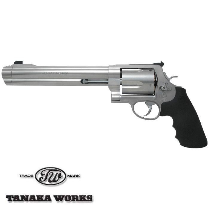 S&W M500 8-3/8インチ Ver.2 ガスガン ステンレスフィニッシュ