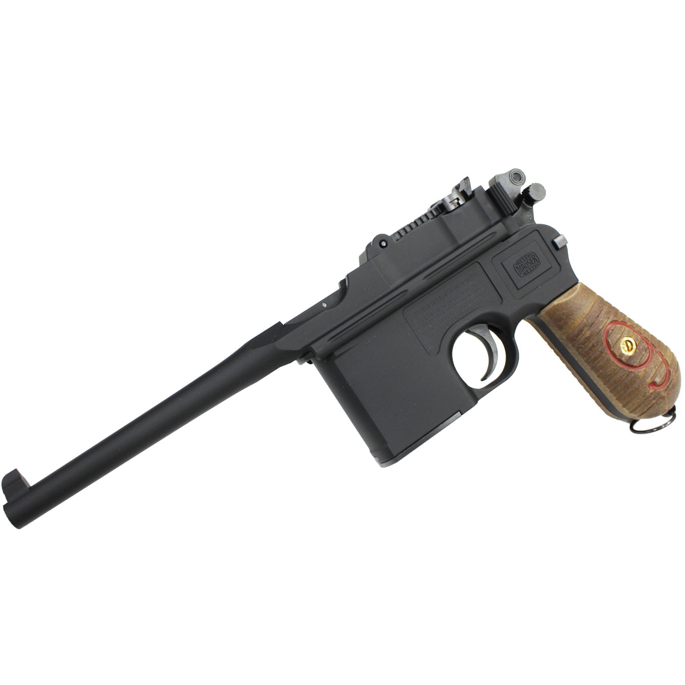  A!CTION モーゼルC96 Mauser C96 Red9 ダミーカートリッジモデル マットブラック