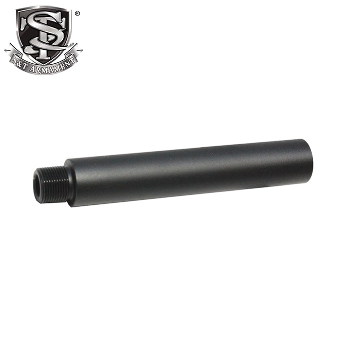 【CQBセール】エクステンション アウターバレル 4インチ(14mm+>14mm+)BK