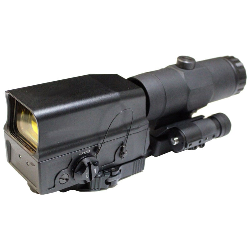 UH-1タイプドットサイト+VMX-3TタイプマグニファイヤSet BK