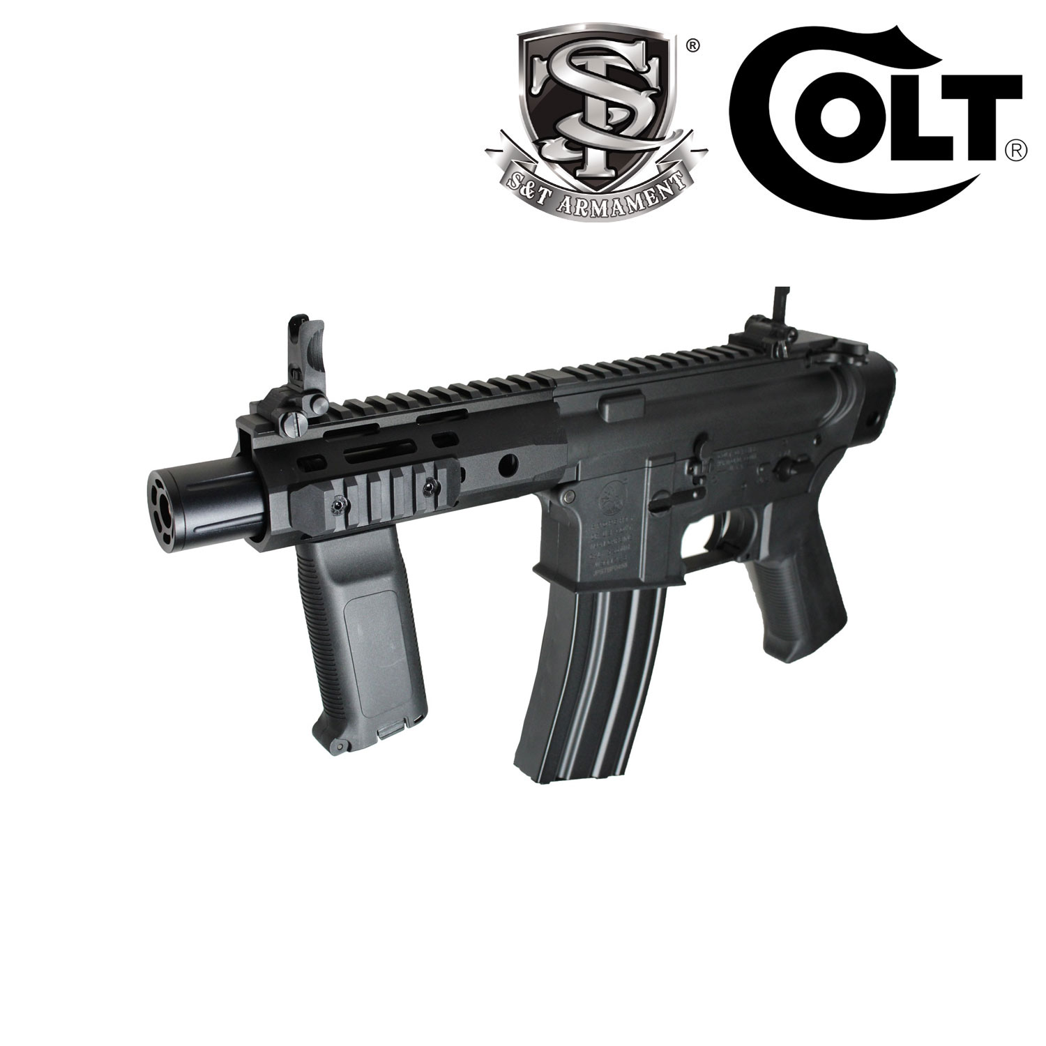 S&T M4 ピストル チャレンジャーライン G3電動ガン BK（COLT 刻印