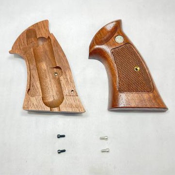 マルシン M29/M629 ガス用 ハーフチェッカー木製グリップ