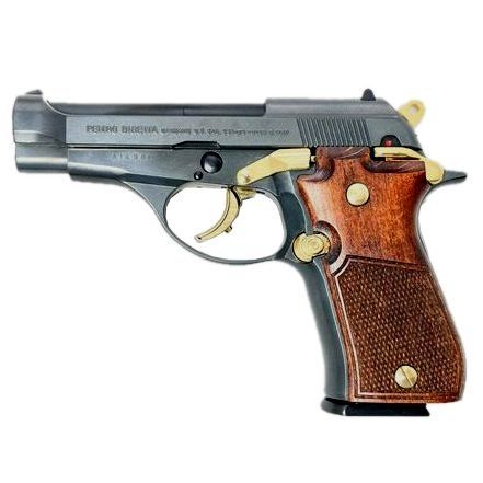 マルシン M84 (強化版) モデルガン プレミアムエディション ハーフチェッカー木製グリップ エクセレントHW 完成品