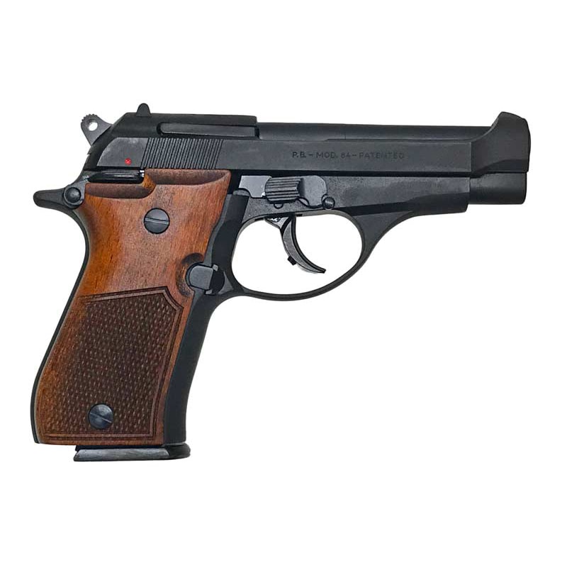マルシン M84 (強化版) モデルガン ハーフチェッカー木製グリップ HW