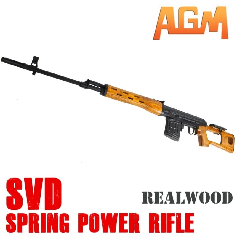 【B品エアコキ】AGM Dragunov SVD (Air) リアルウッド【注意※掲載画像は通常版となり実際のB品画像ではありません】(AGMSVDW)