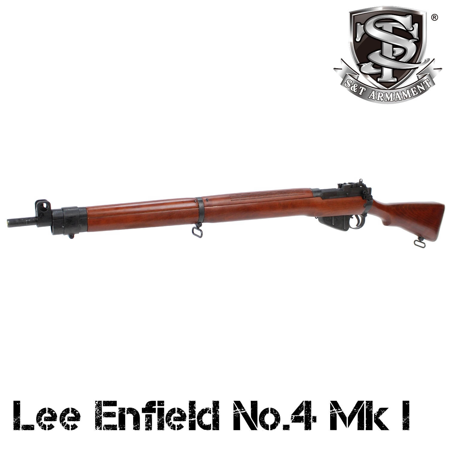 【B品エアコキ】S&T Lee Enfield No.4 Mk I エアー リアルウッド【注意※掲載画像は通常版となり実際のB品画像ではありません】(STSPG19BRW)