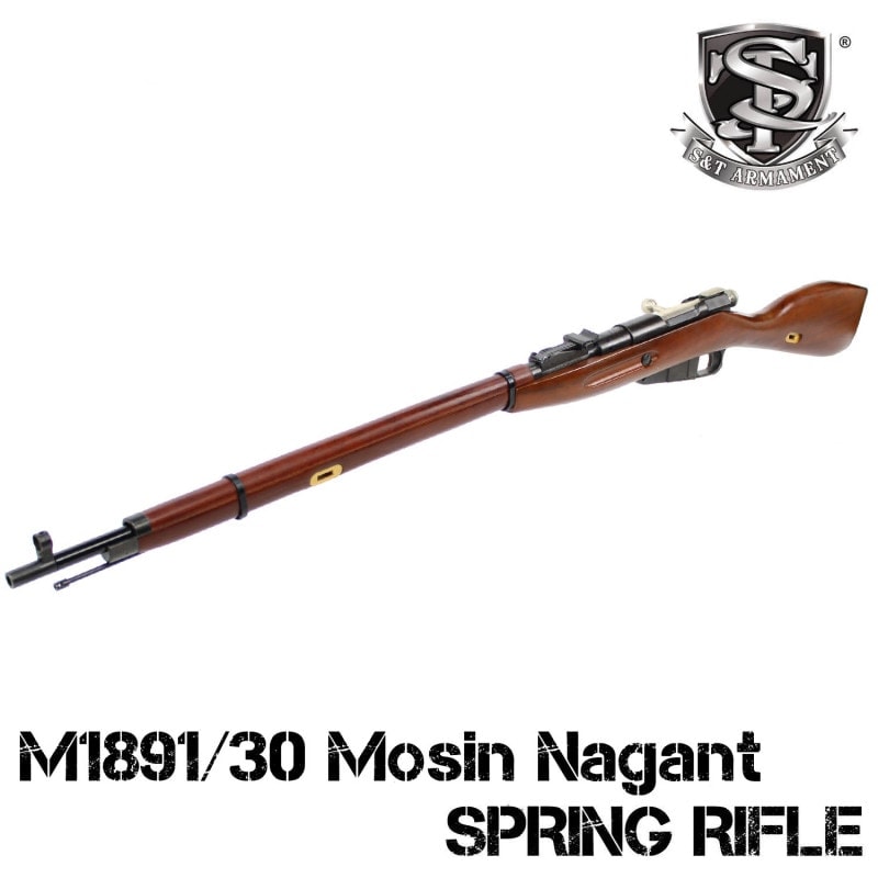 【B品エアコキ】S&T M1891/30 Mosin Nagant エアーコッキングライフル RW【注意※掲載画像は通常版となり実際のB品画像ではありません】(STSPG20RW)