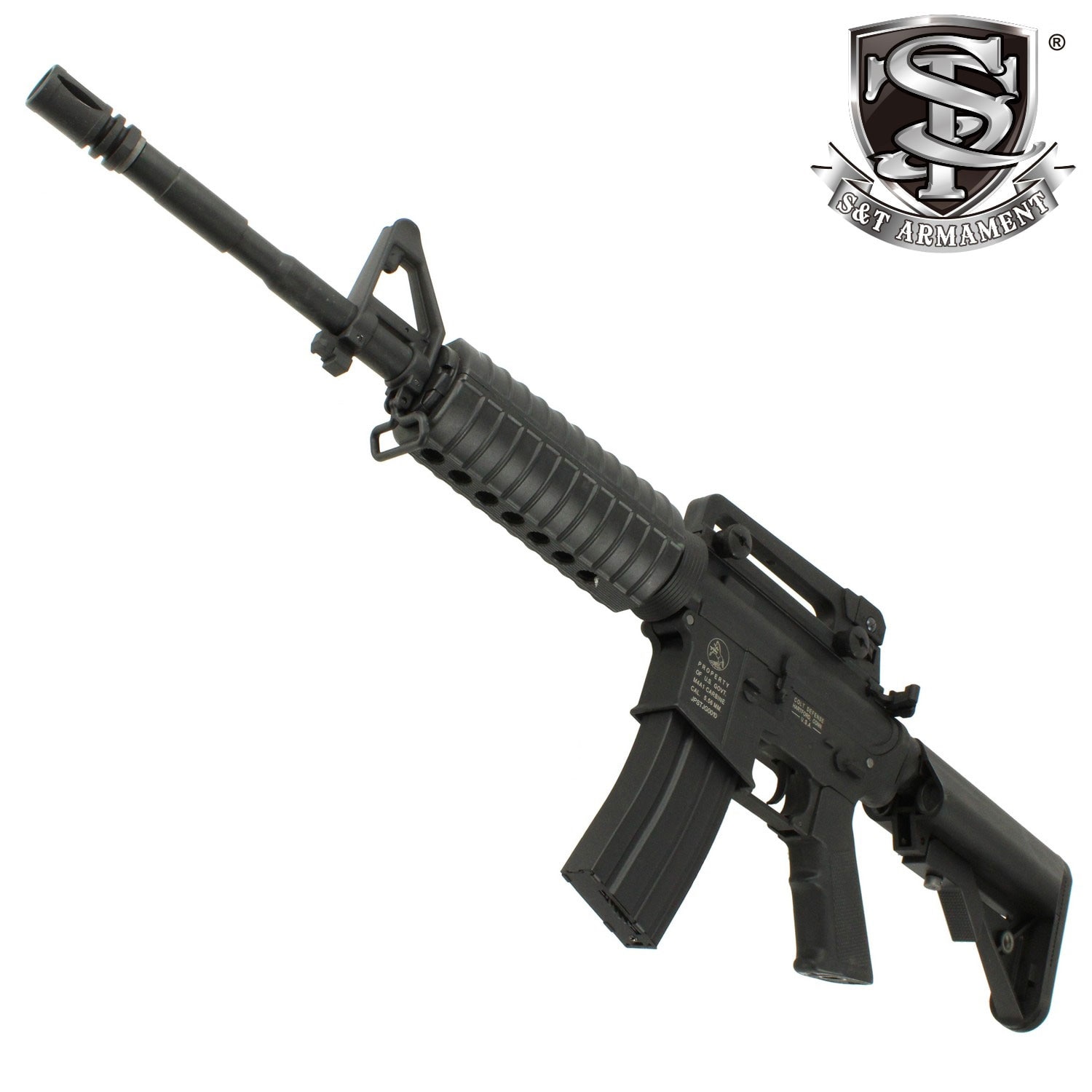 【限定特価】S&T M4A1スポーツライン電動ガン BK(COLT刻印)