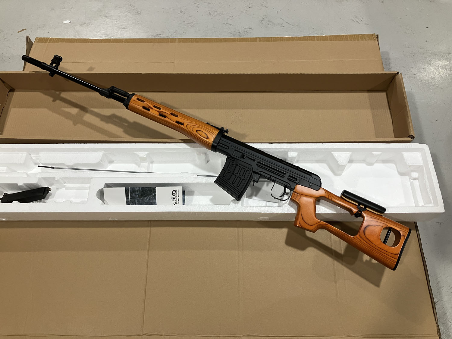 【b品/エアコキ】AGMSVDW AGM Dragunov SVD (Air) リアルウッド